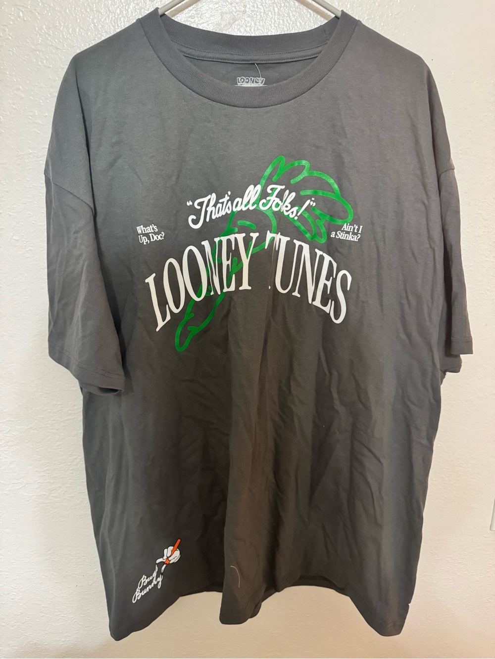 Looney Tunes Bugs Bunny Men’s T-Shirt Size XXL